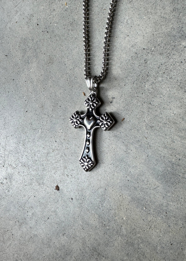 Bloom Cross Necklace